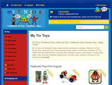 Tablet Screenshot of mytintoys.com.au
